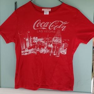 Large Coca-Cola Las Vegas t shirt